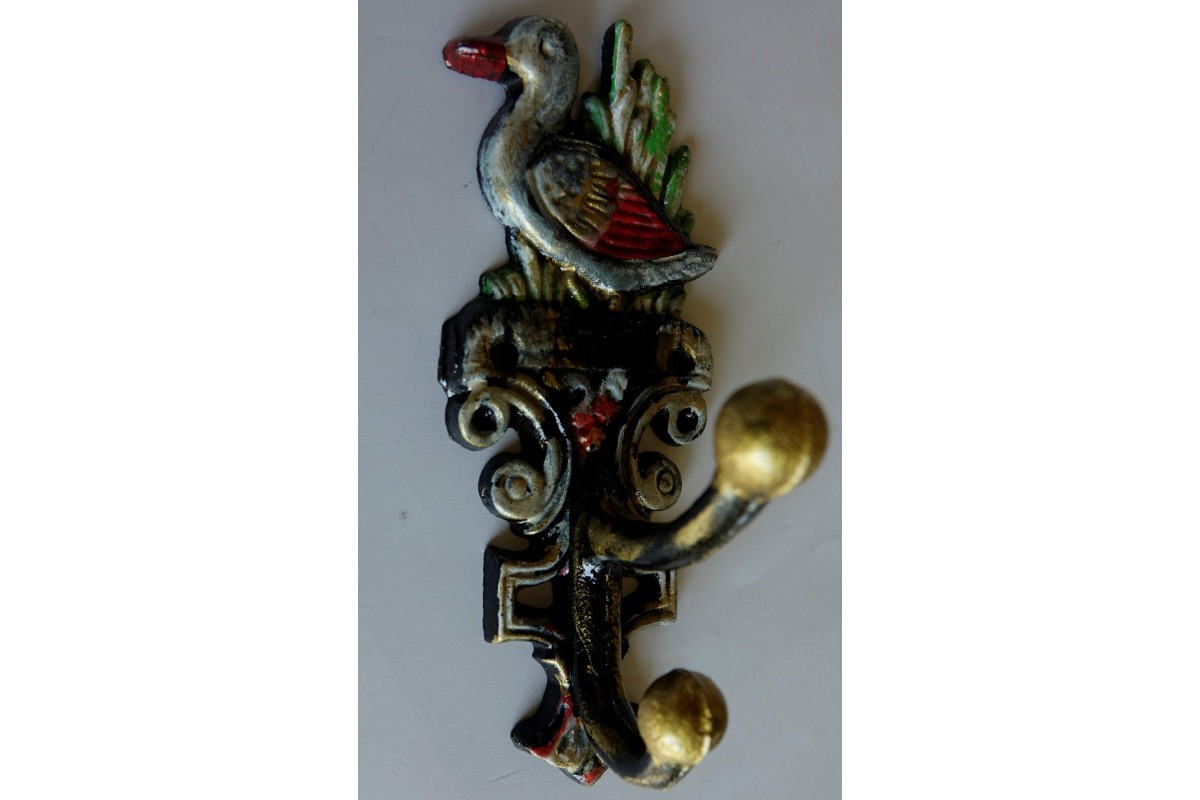 ASKI ÖRDEK Motifli ANTİK TARZ EL BOYAMA