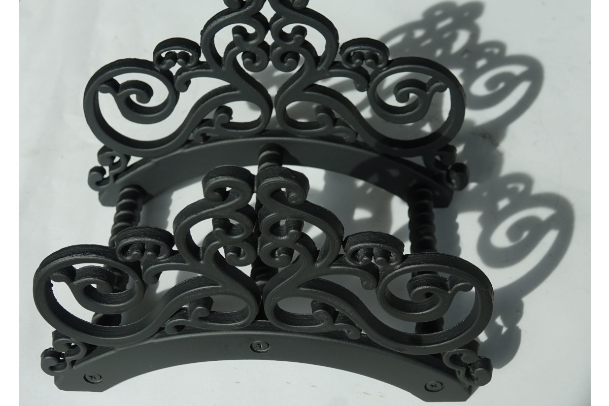 HORTUM ASKISI ANTİK TARZ HORTUM ASKISI     DÖKME DEMİR SİYAH