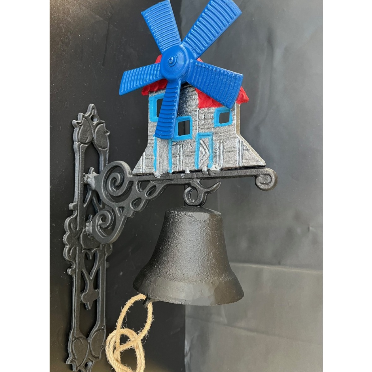 YEL DEĞİRMENİ FORMUNDA KAPI ÇANI DÖKME DEMİR